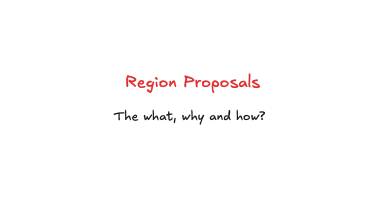 Region proposals