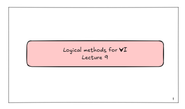 Lecture 9