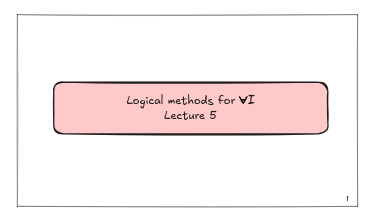 Lecture 5