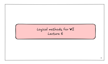 Lecture 6