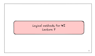 Lecture 7