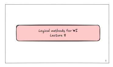Lecture 8