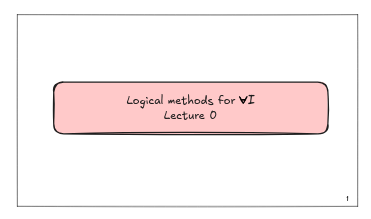 Teaser lecture